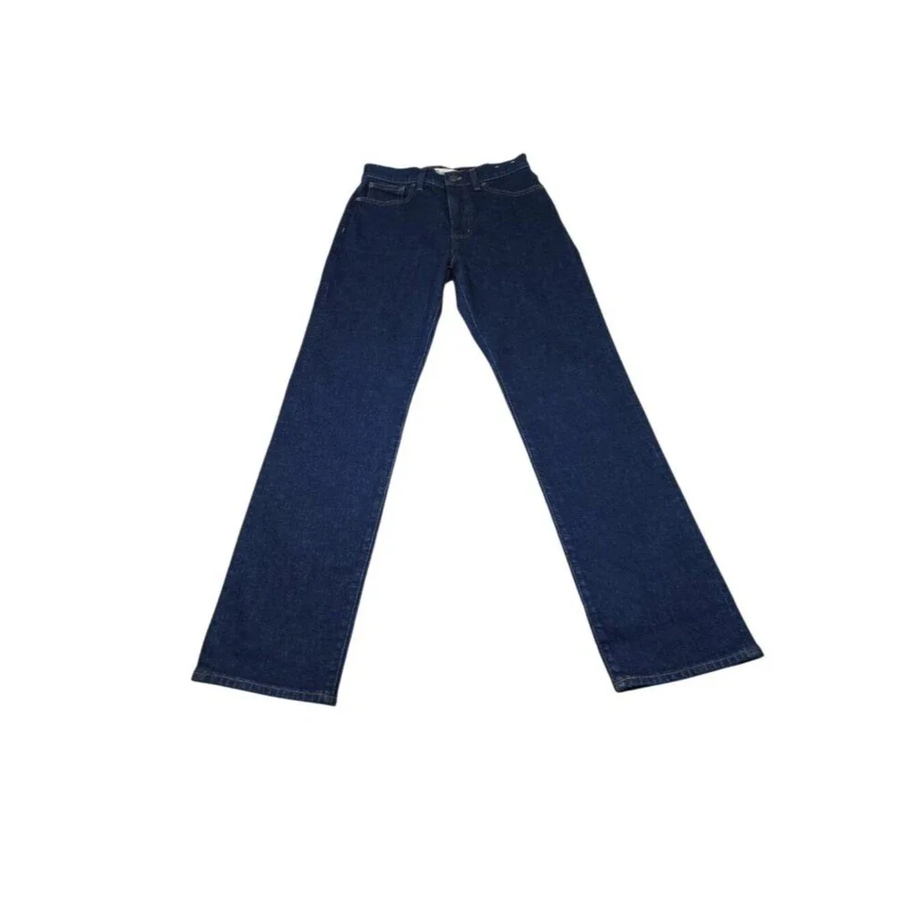 Madewell '90s Straight Jeans Blue Norman Wash Comfort Stretch Women's Size 25 - Picture 2 of 7